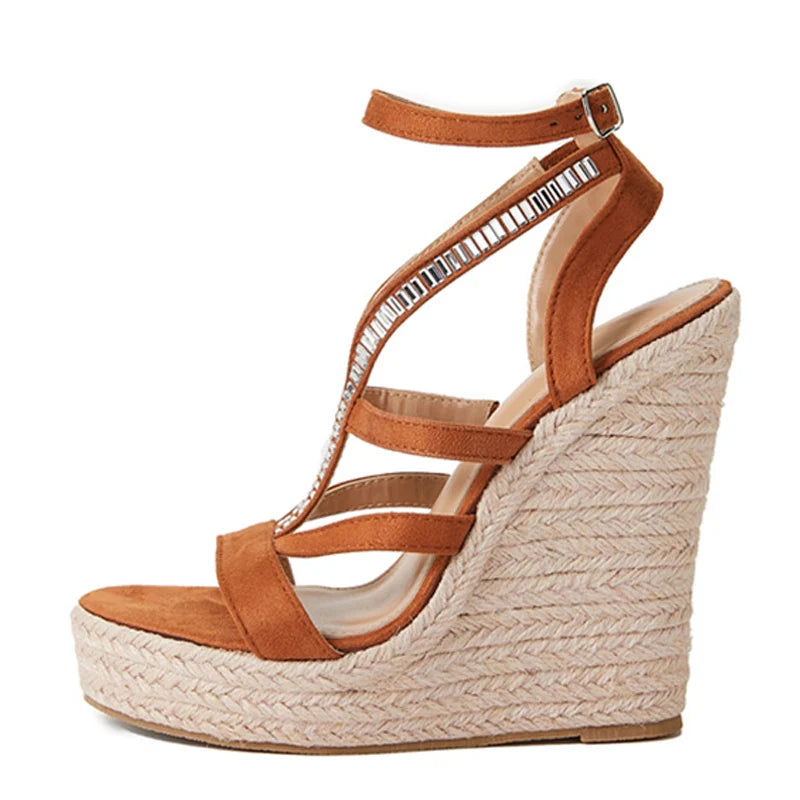 Strappy Wedge Sandals