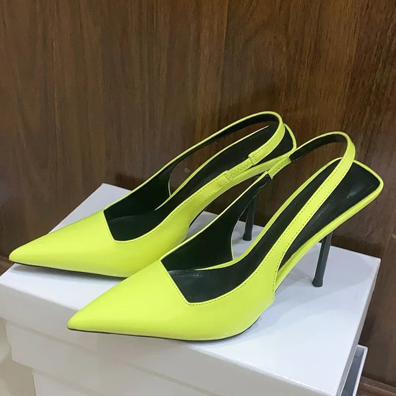 Sleek Slingback Stiletto Heels