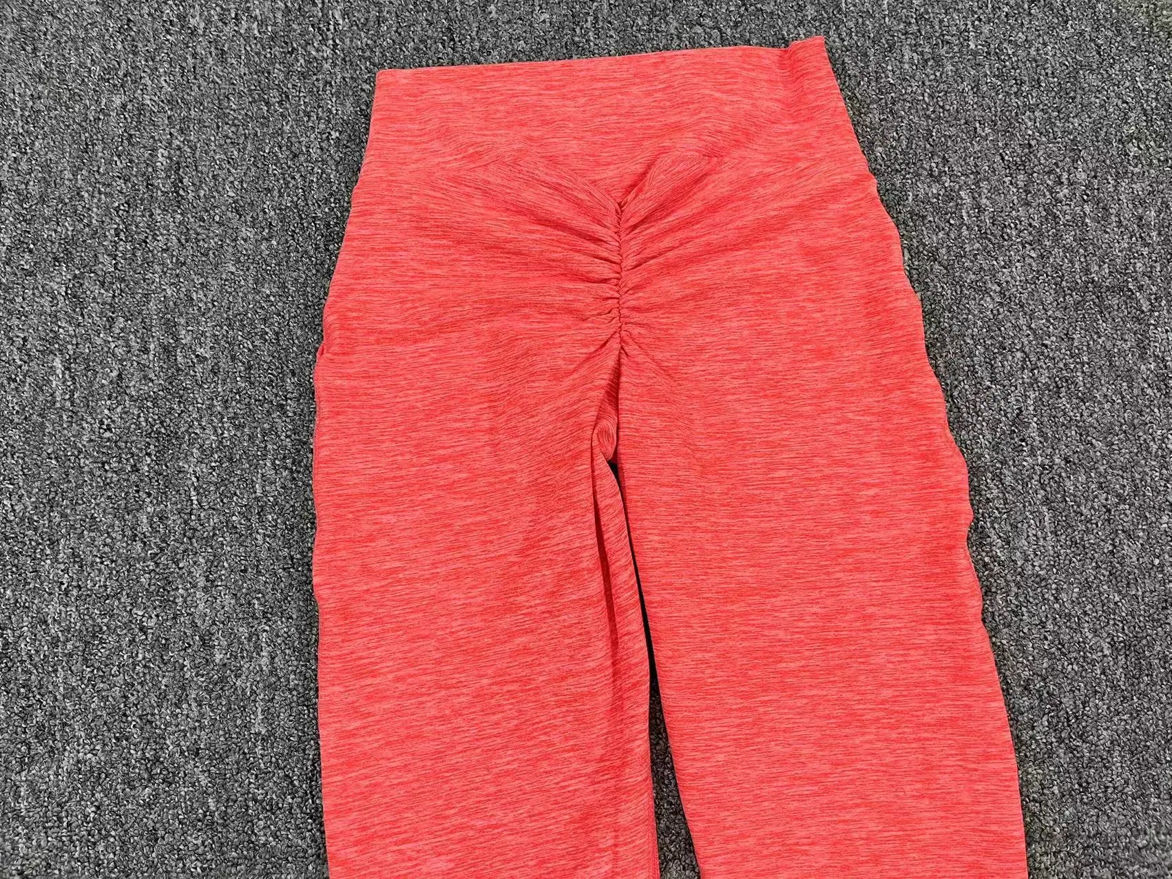 2 Pieces Gym Sports Suit Fitness Suit with Pocket Yoga Training Clothes Yoga Set Sexy Sports Leggings Set Women's Push Up Suit