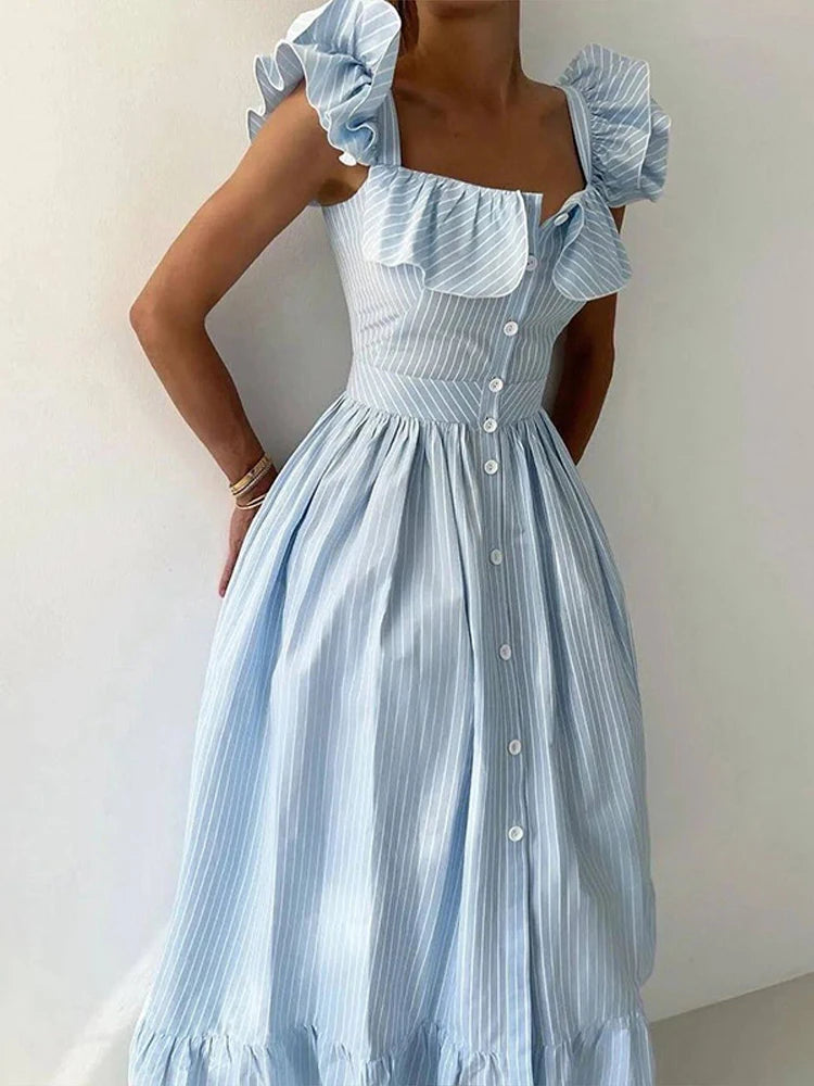 Ruffle Romance Maxi Dress