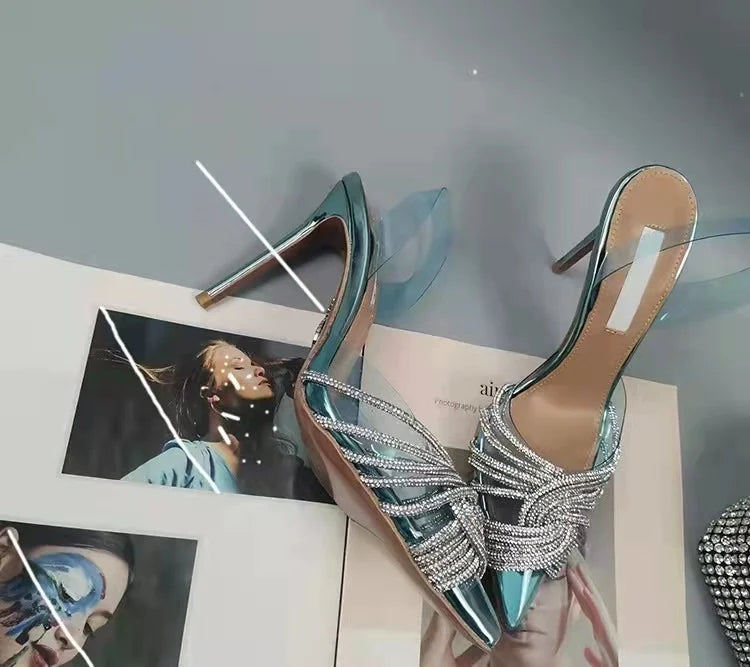 Crystal Strap Stiletto Heels