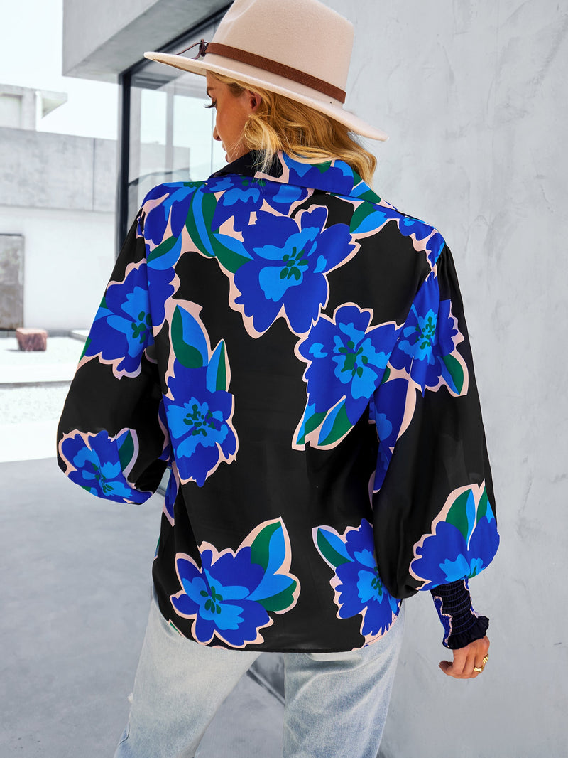 FLEETWOOD BLOUSE - BLACK PRINT