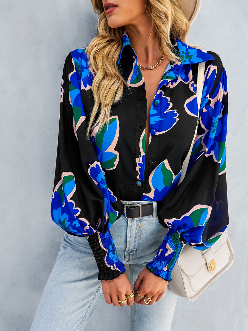 FLEETWOOD BLOUSE - BLACK PRINT