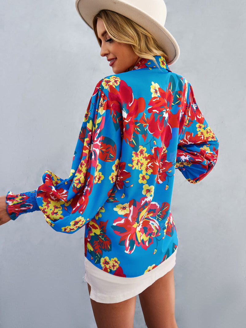 FLEETWOOD BLOUSE - BLUE PRINT