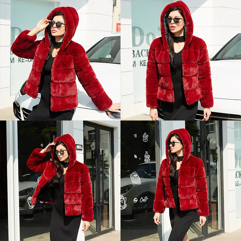 Luxe Velvet Fox Jacket