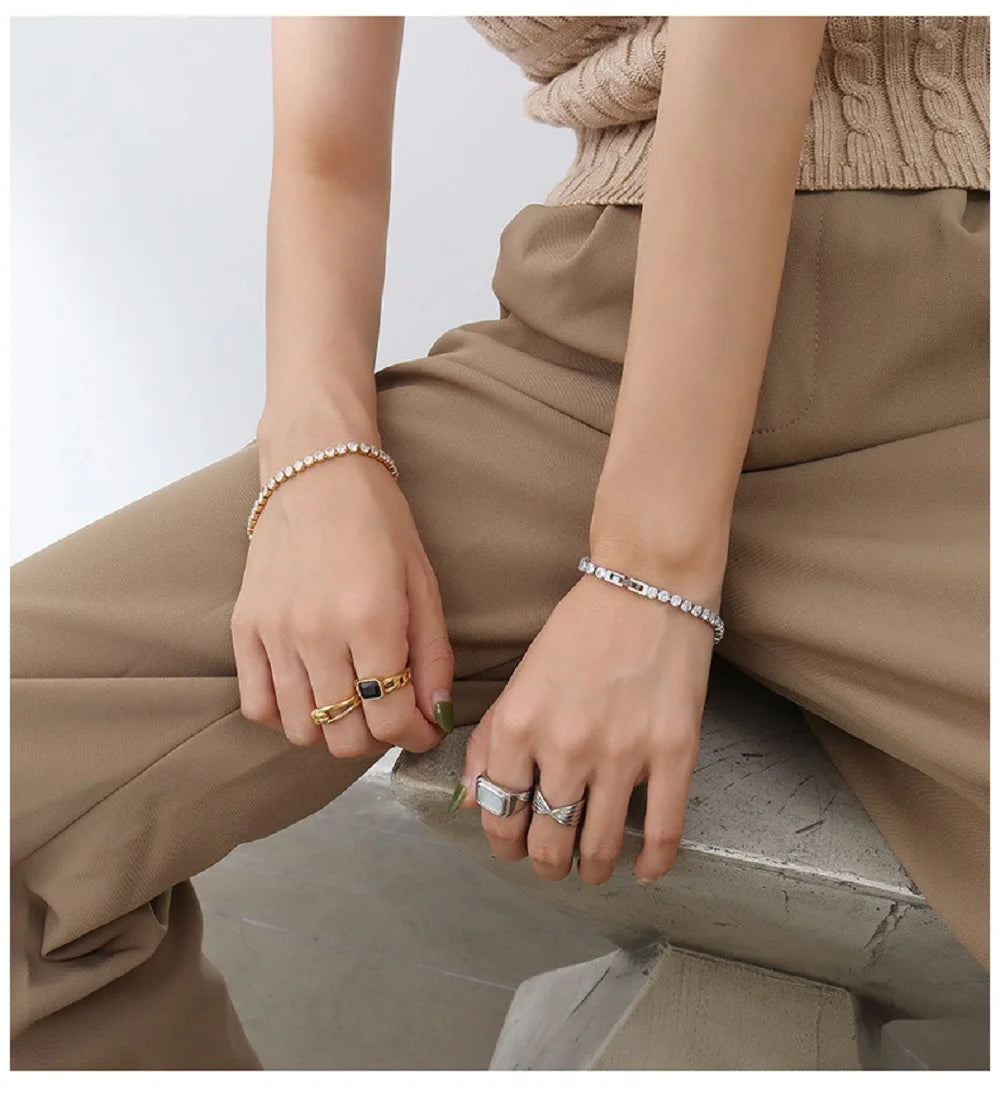 Classic CZ Tennis Bracelet