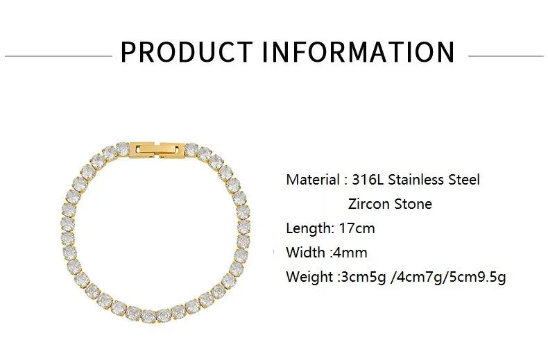 Classic CZ Tennis Bracelet