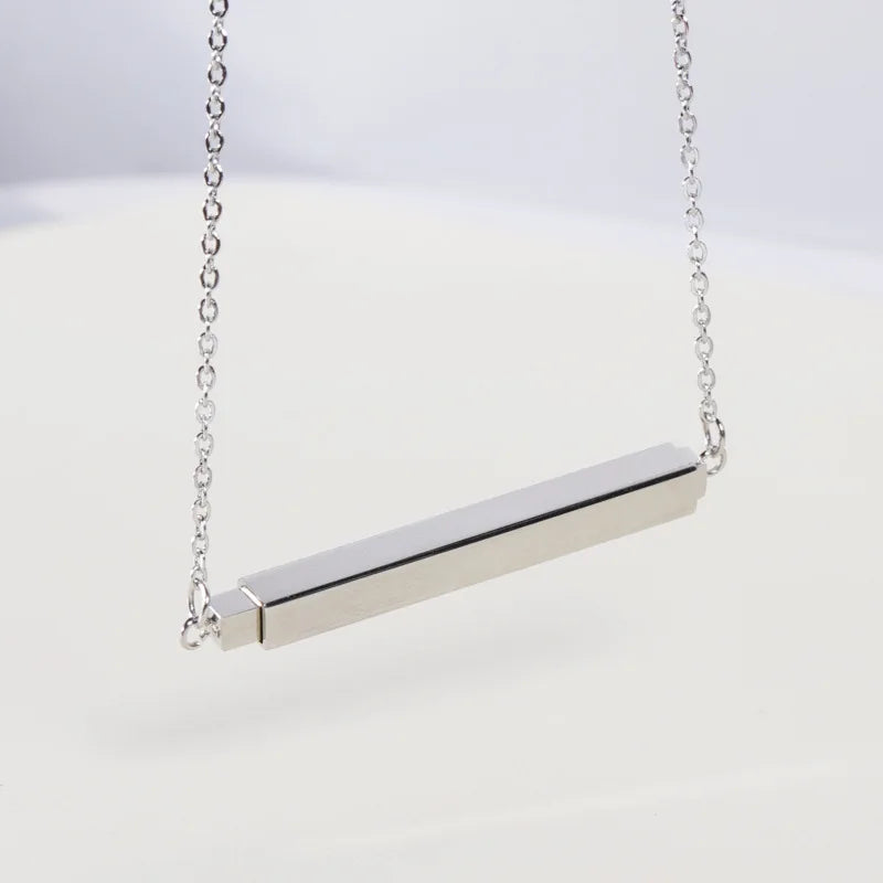 Minimalist Bar Pendant Necklace