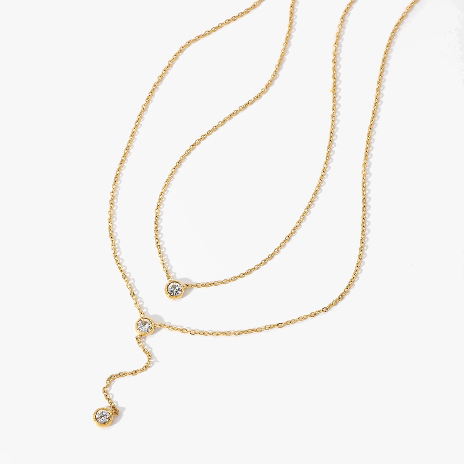 Dainty Layered Pendant Necklace