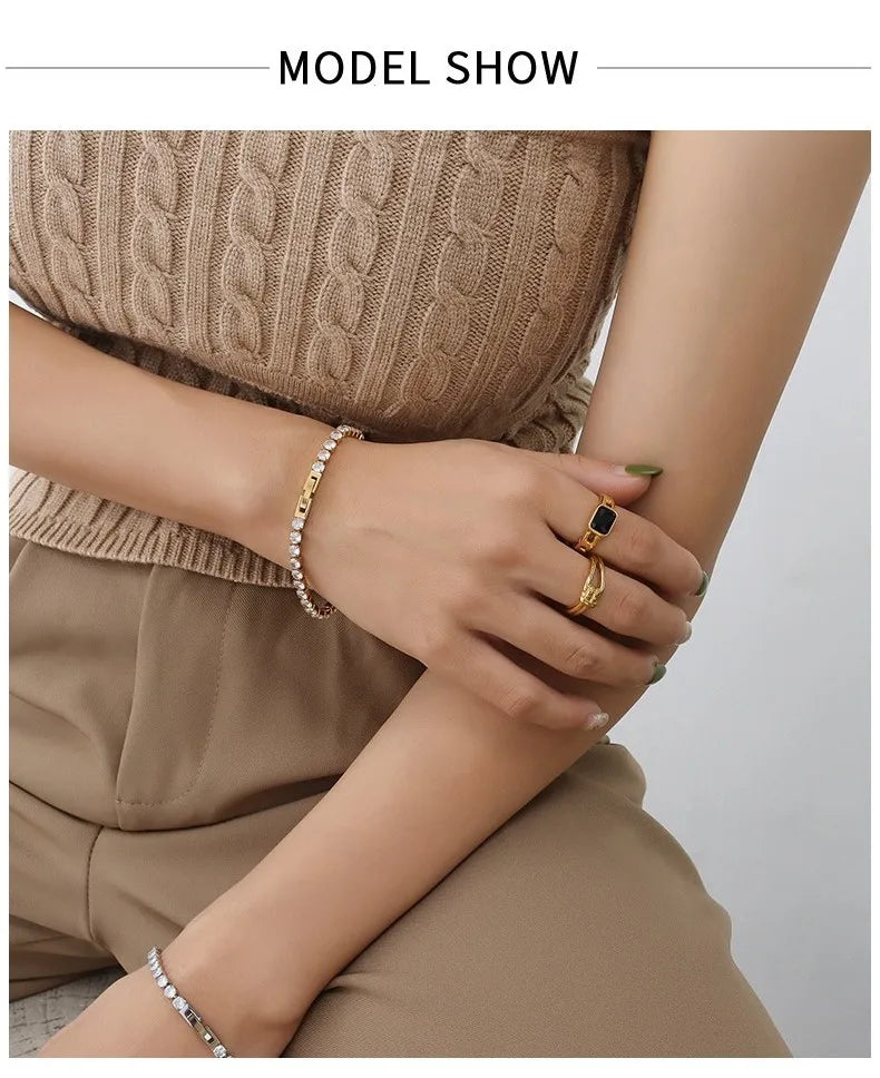 Classic CZ Tennis Bracelet