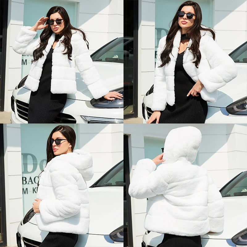 Luxe Velvet Fox Jacket
