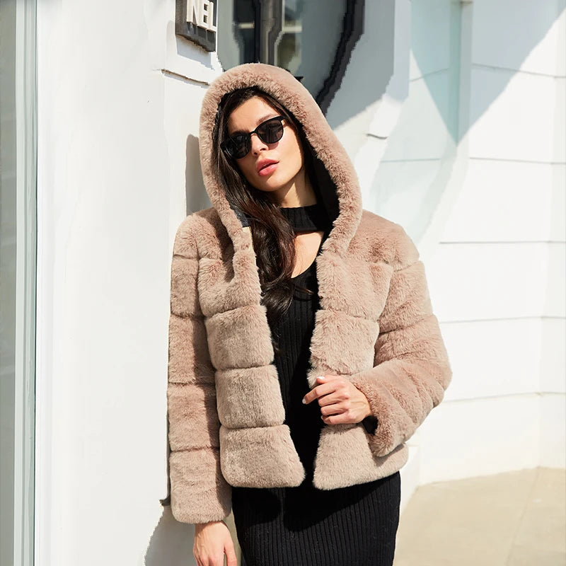 Luxe Velvet Fox Jacket
