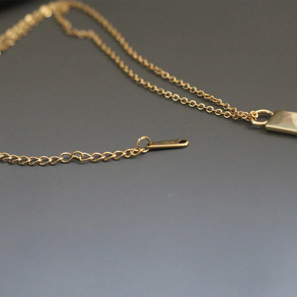 Initial Letter Pendant Necklace