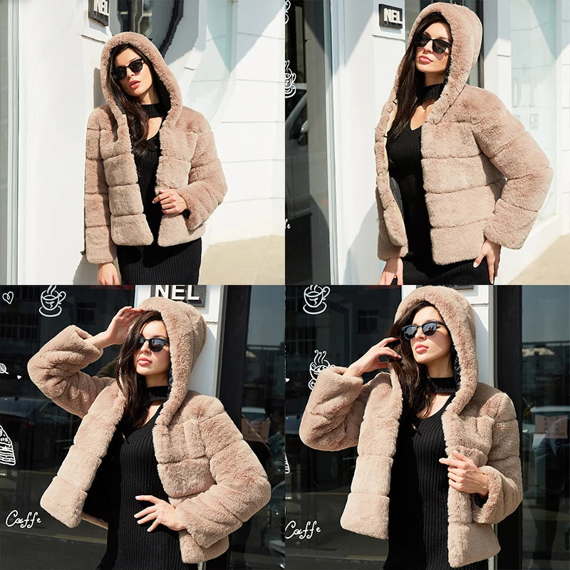 Luxe Velvet Fox Jacket