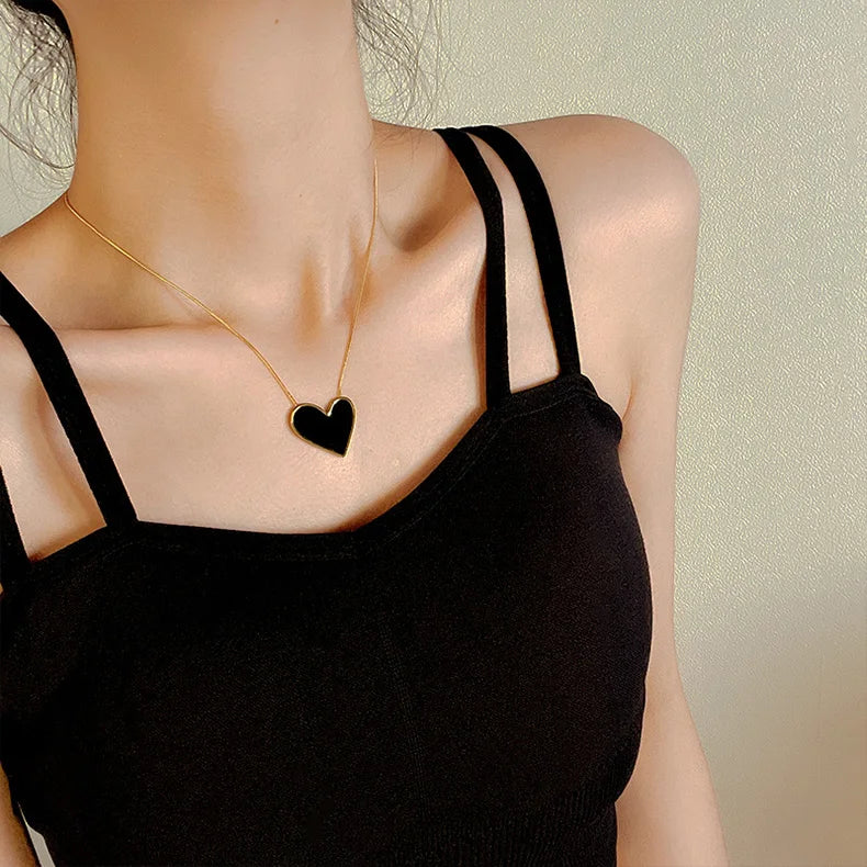 Bold Heart Pendant Necklace