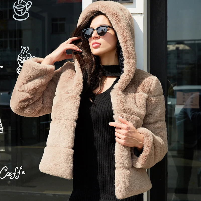 Luxe Velvet Fox Jacket