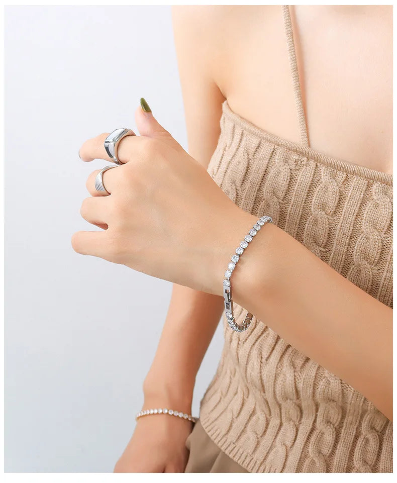Classic CZ Tennis Bracelet