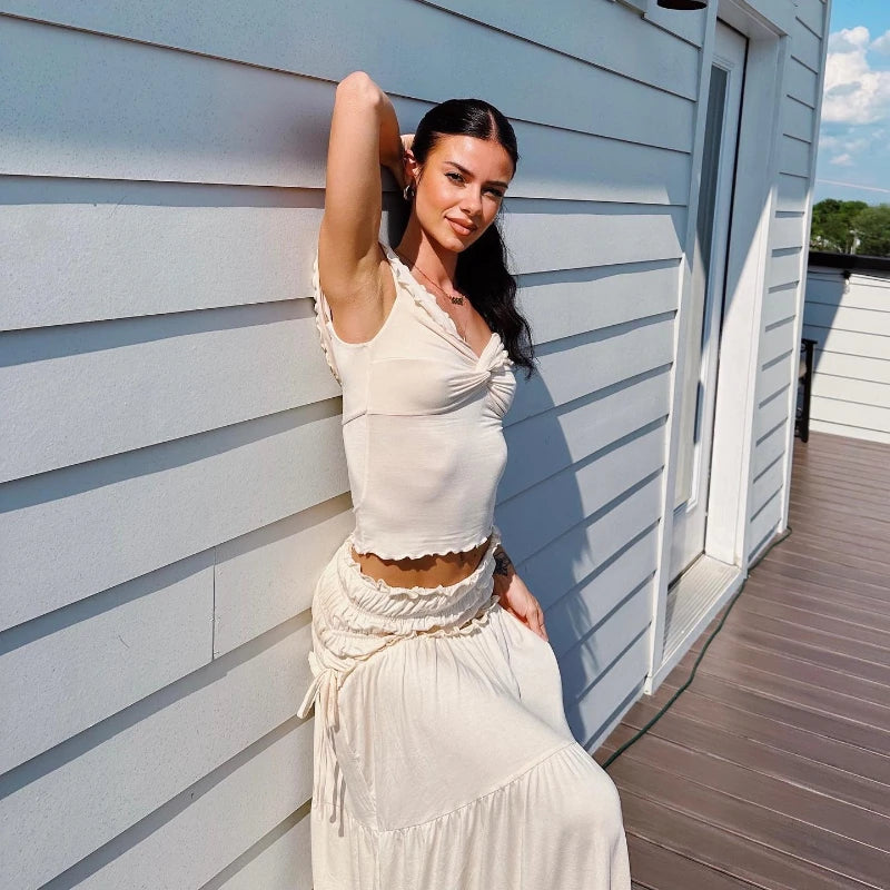 Boho Off-Shoulder Maxi Dress