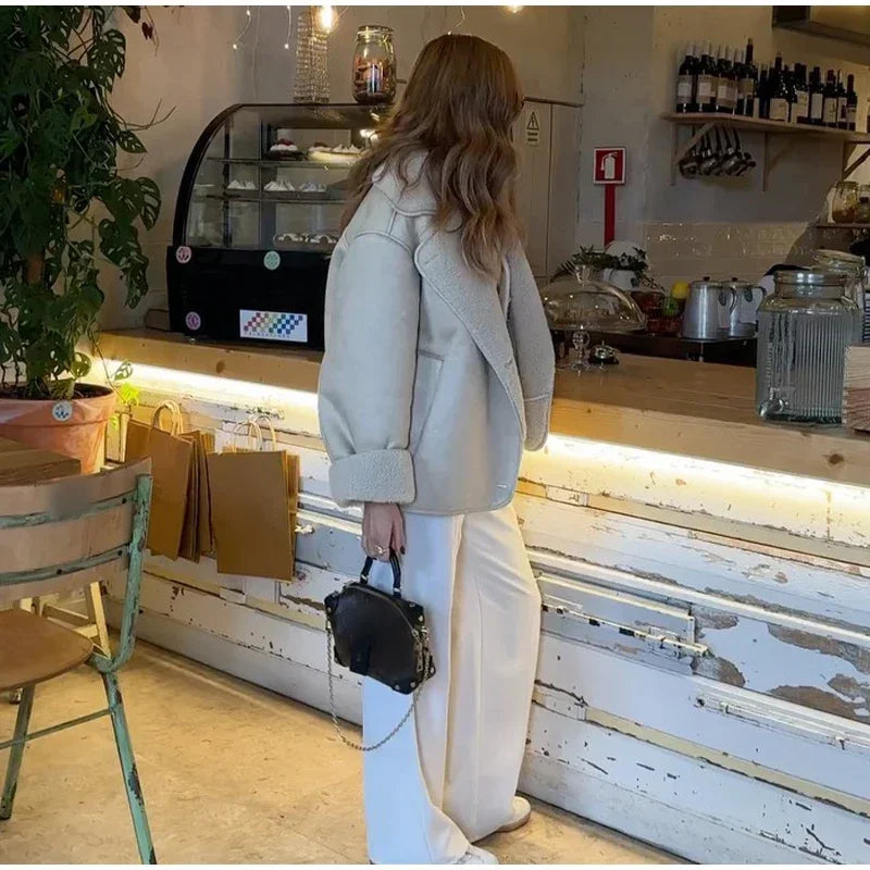 Oversized Faux Shearling Jacket