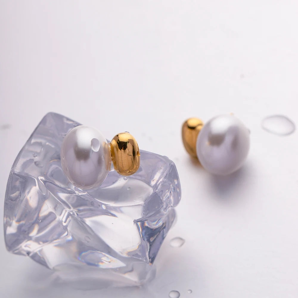 Classic Pearl Stud Earrings