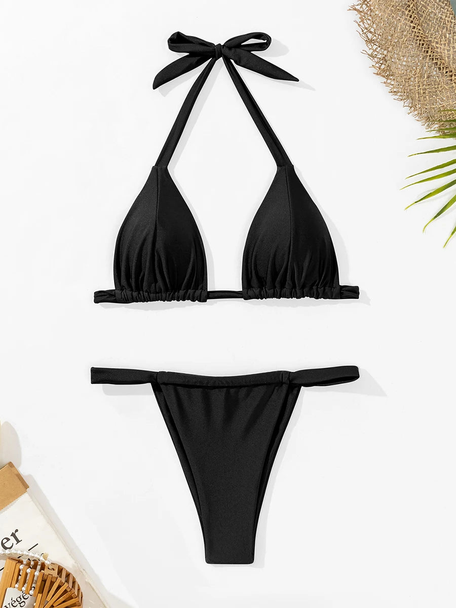 One-Shoulder Swimsuit & Maxi Skirt Set