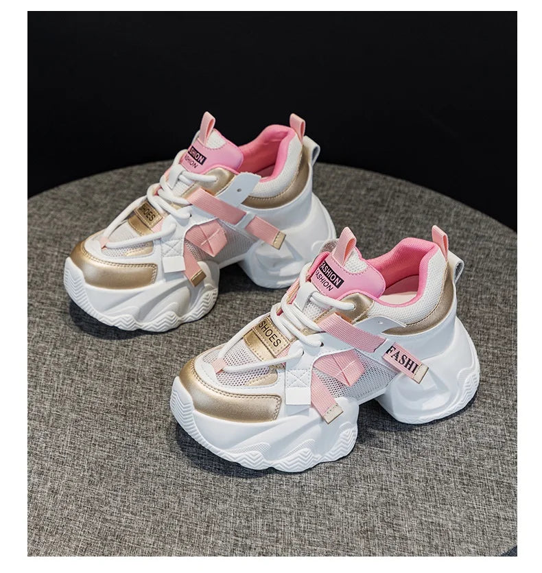 Chunky Contrast Street Sneakers