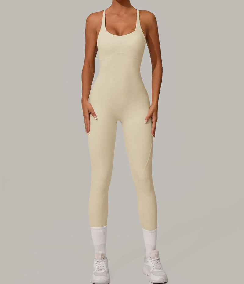 Strappy Body Sculpt Jumpsuit