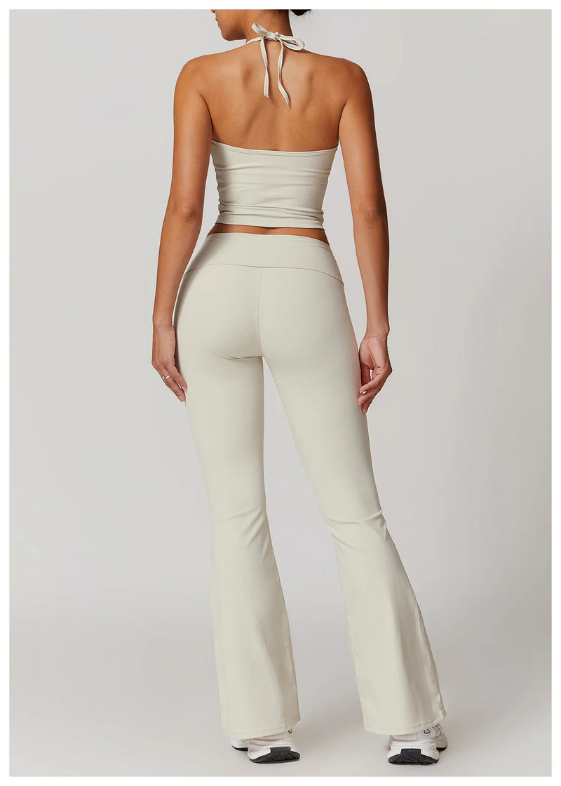 Halter Neck Active Crop Top