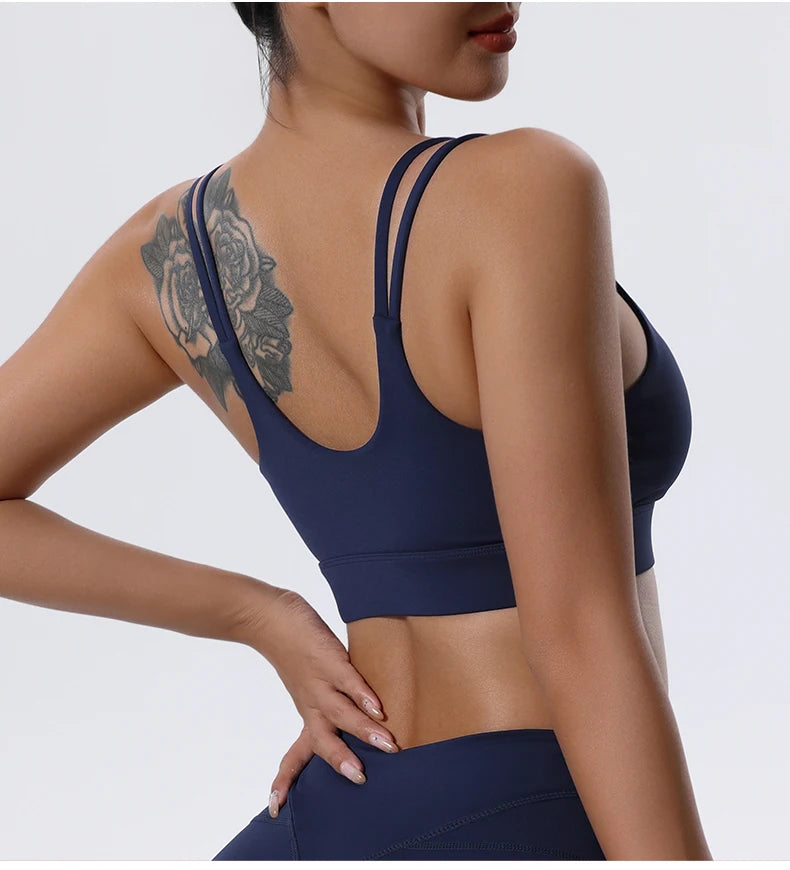 Cross-Strap Sports Bra