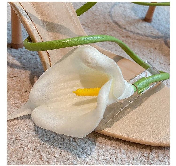 Floral Sculptural Heels