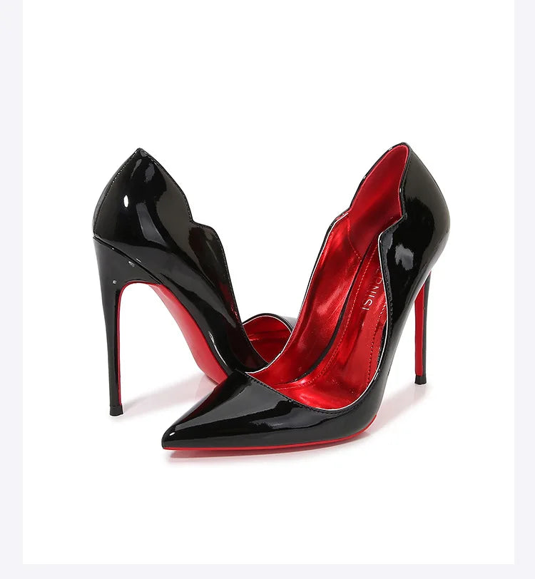Sculpted Edge Stiletto Pumps