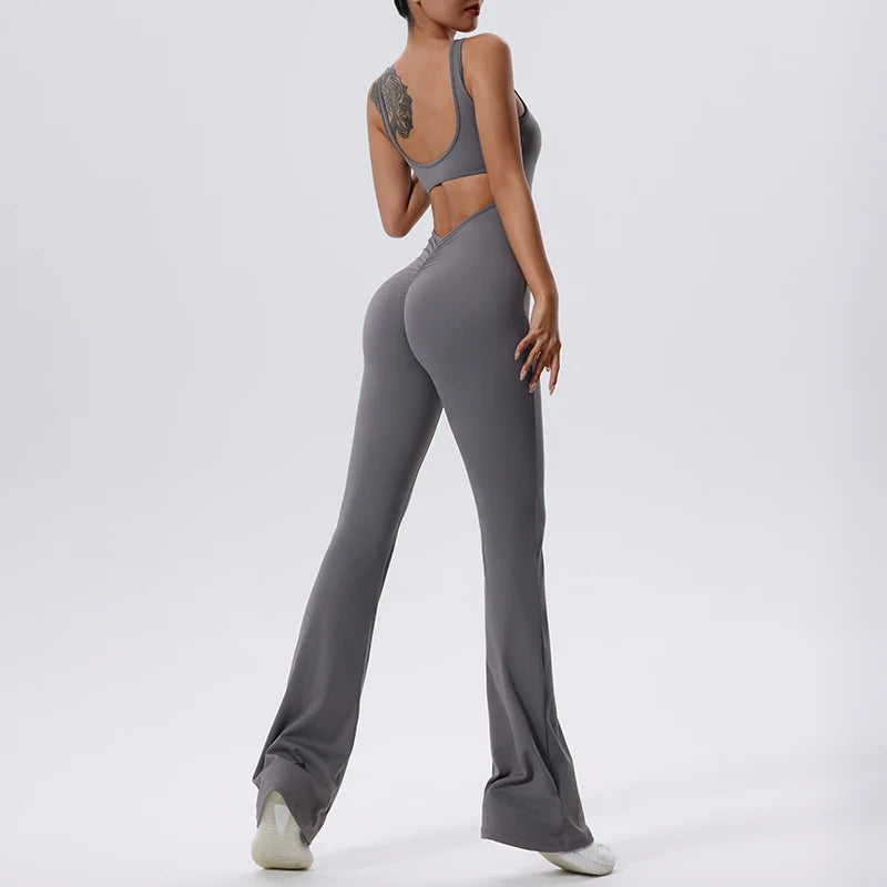 Flared Backless Suit