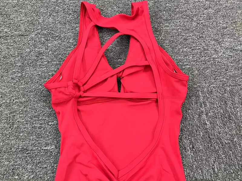 Strappy Back Active Jumpsuit