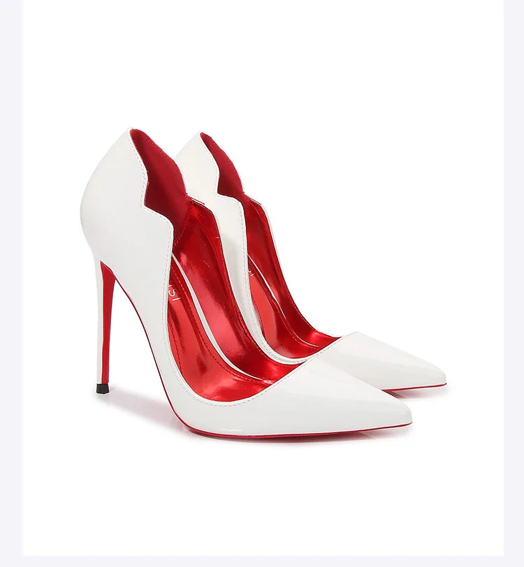 Sculpted Edge Stiletto Pumps