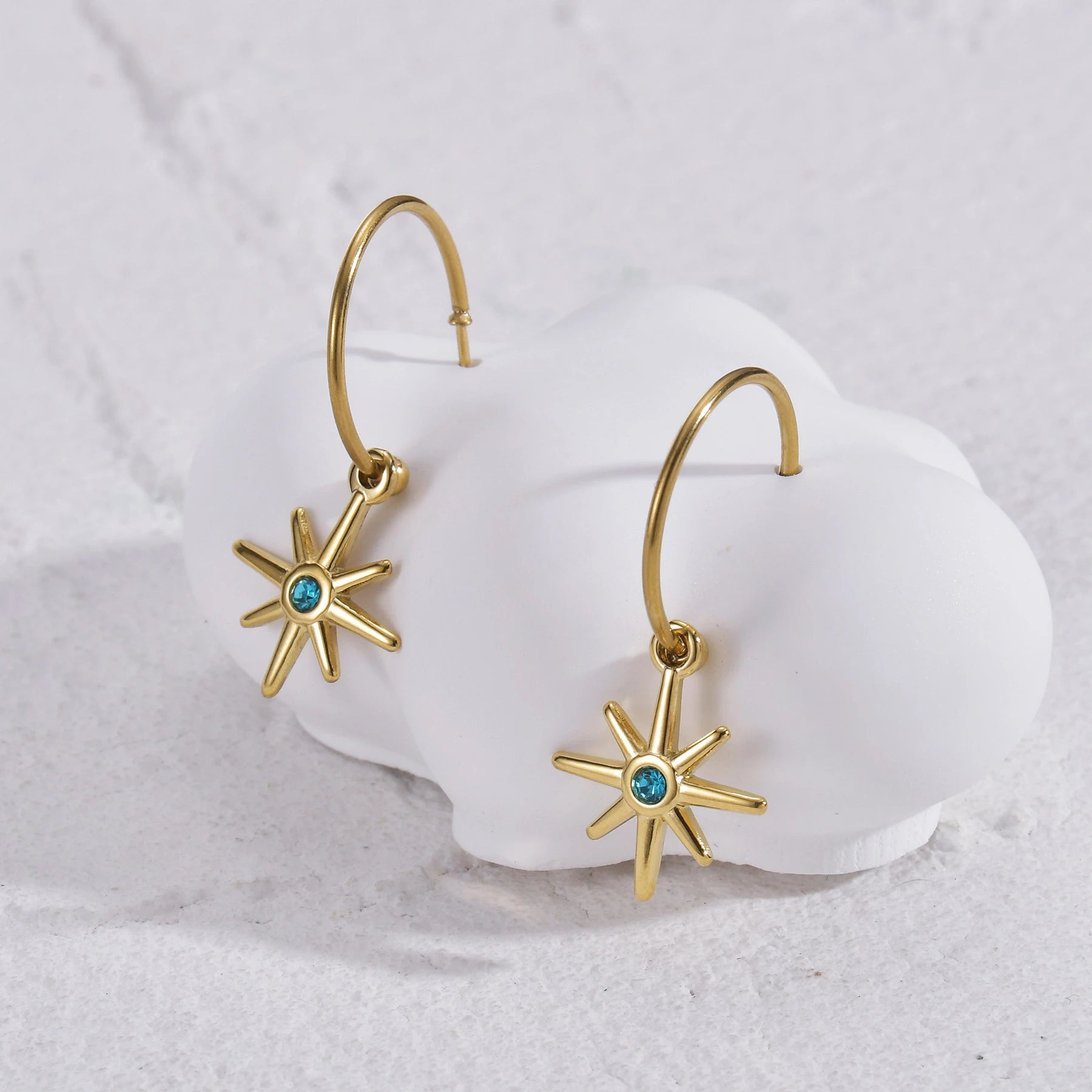 Gold & Turquoise Charm Set