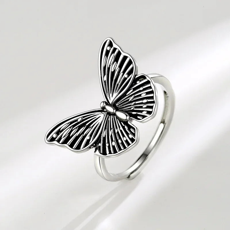 Vintage Butterfly Statement Ring