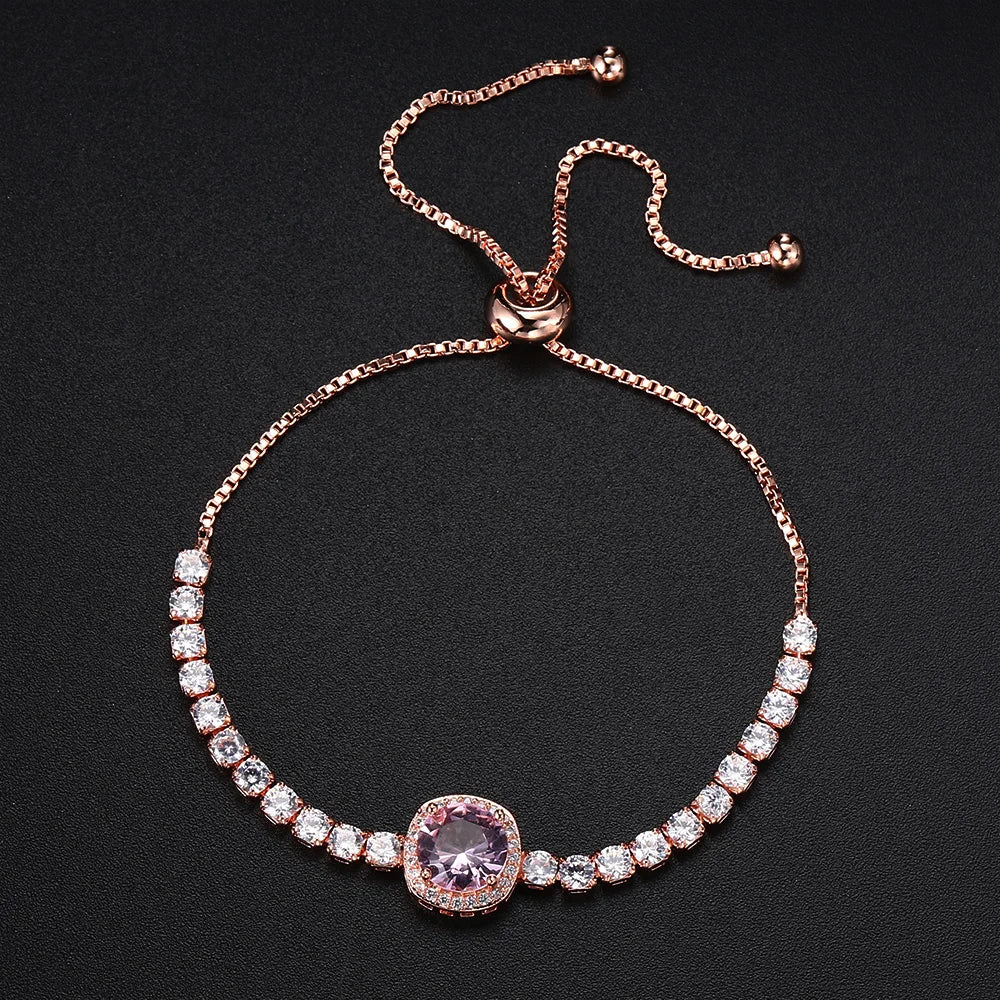 Elegant Crystal Tennis Bracelet