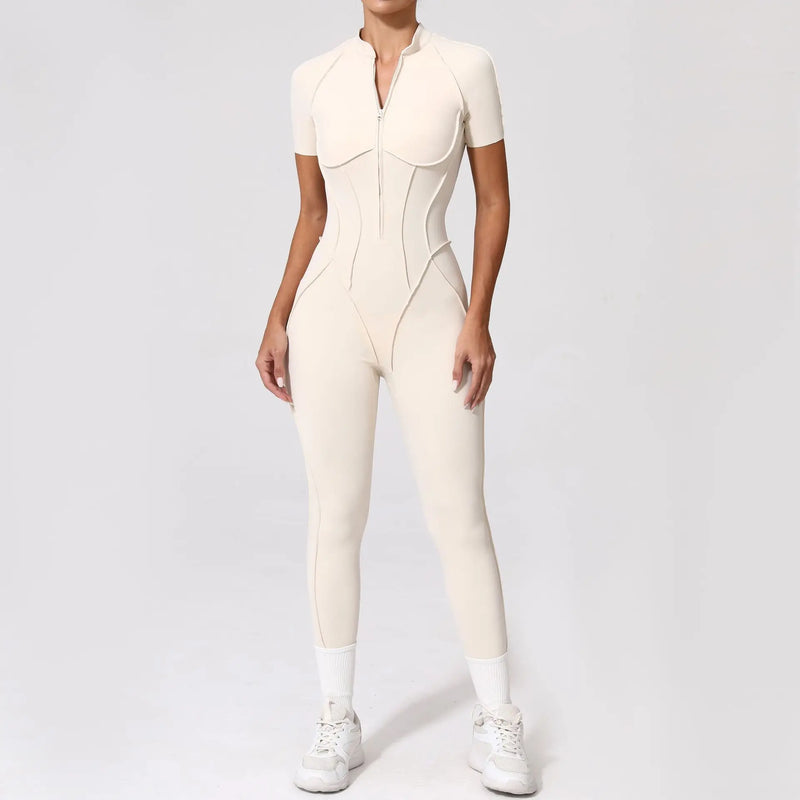 Sleek Zip-Front Jumpsuit