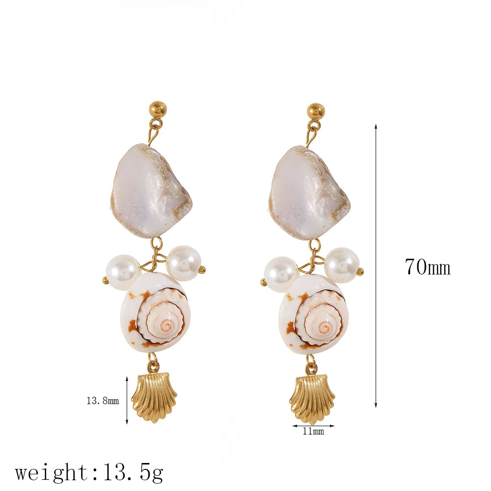 Ocean Breeze Shell Jewelry Set