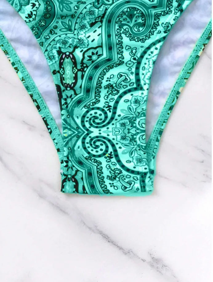 Halter Tie Bikini Set