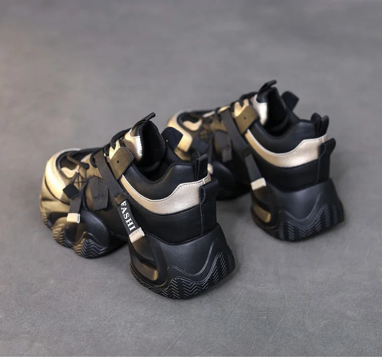 Chunky Contrast Street Sneakers
