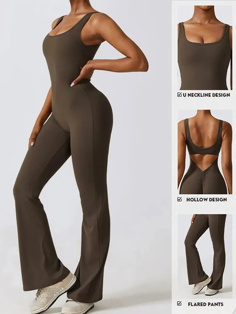 Flared Backless Suit