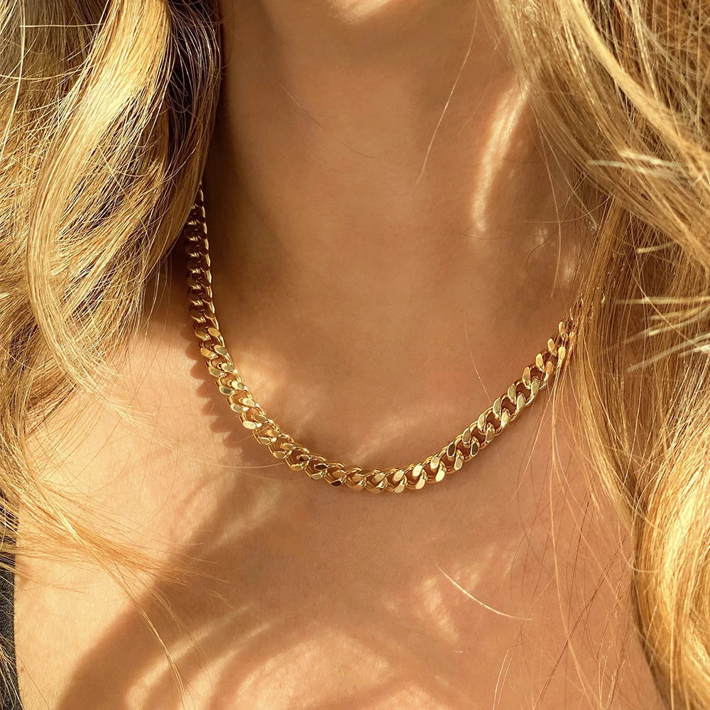 Classic Curb Chain Necklace
