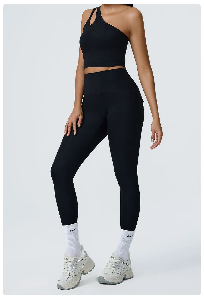 One-Shoulder Activewear Set