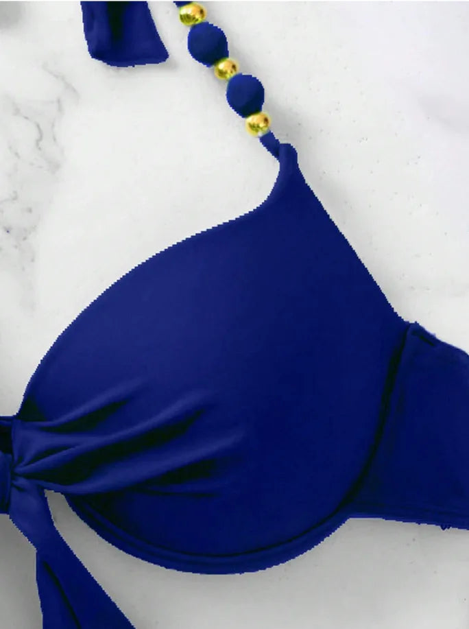 Halter Tie Bikini Set