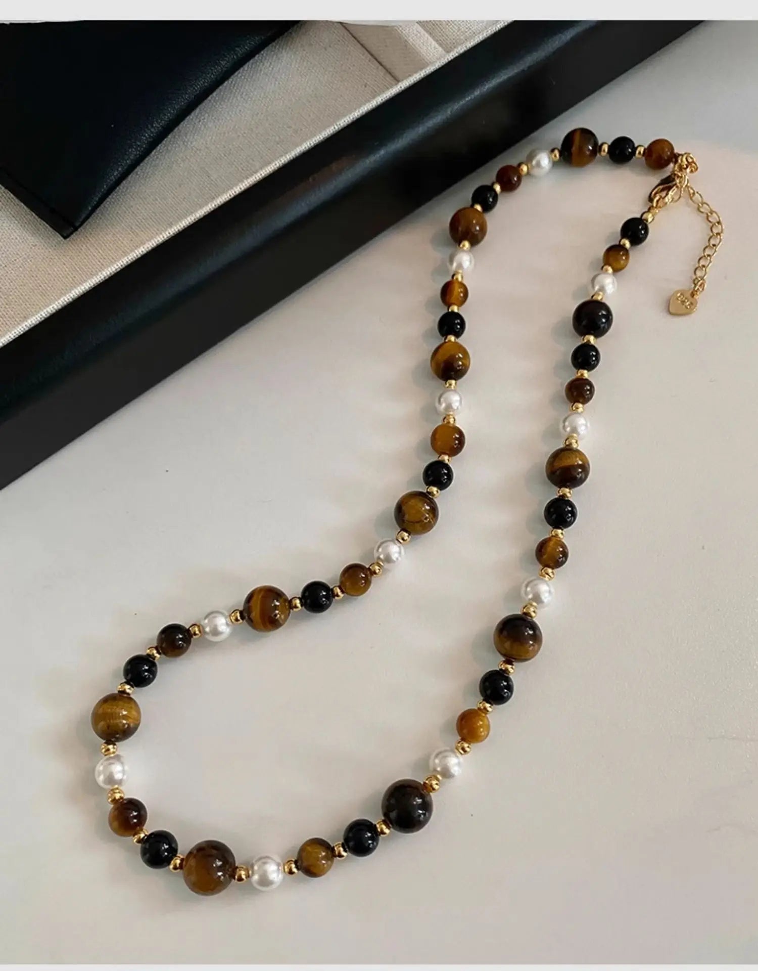 Beaded Gemstone Necklace