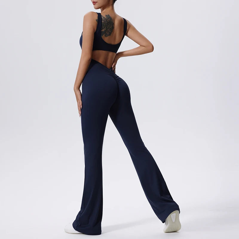Flared Backless Suit