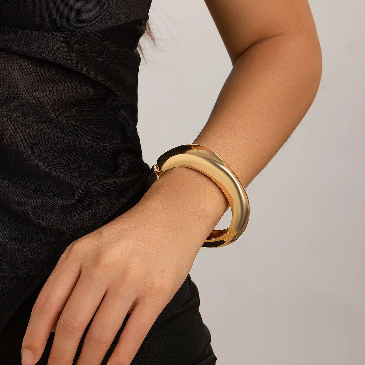 Bold Sculptural Bracelet & Ring Set