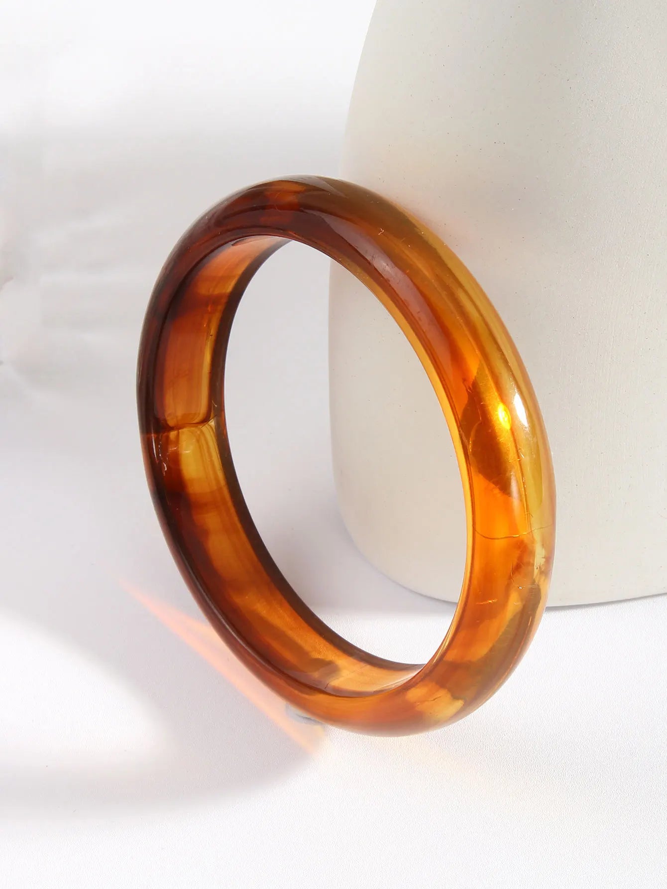 Resin Bangle Bracelet Set
