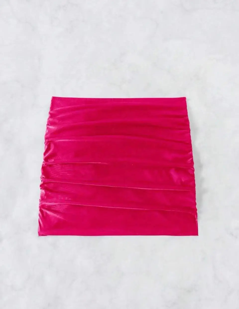 Starfish Accent Ruched Mini Skirt